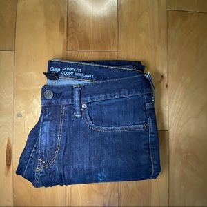 Dark blue gap denim